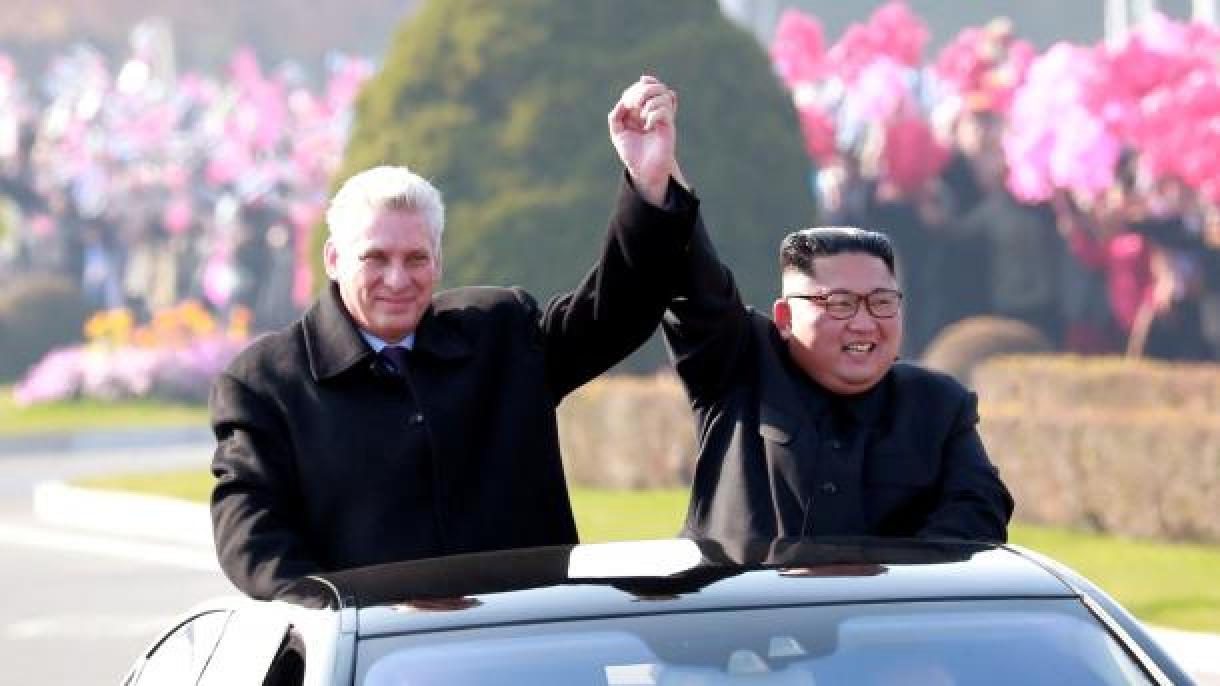Líderes de Cuba e da Coreia do Norte concordam em fortalecer sua cooperação