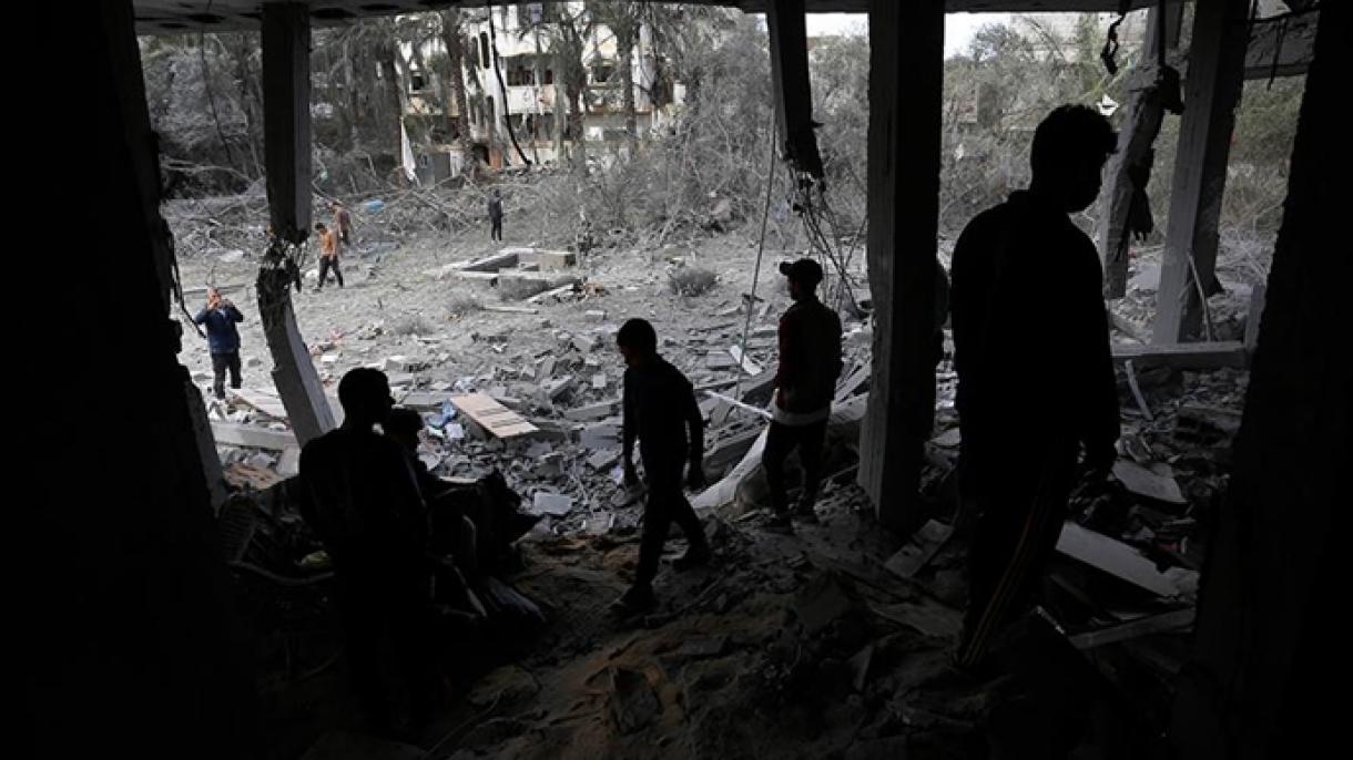 ایسراییل اوردوسو غزه-یه آغیر ضربه‌لر ائندیرمه‌یه داوام ائدیر
