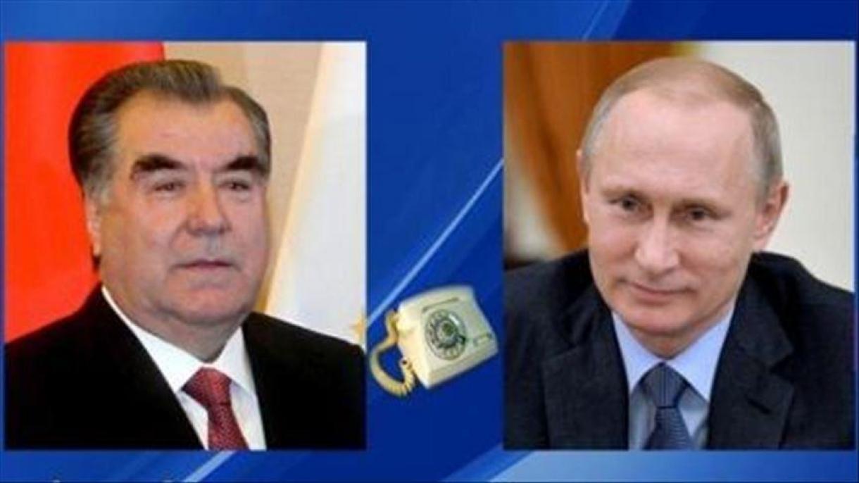 گفتگوی تیلفونی رهبران روسیه و تاجکستان در رابطه به افغانستان