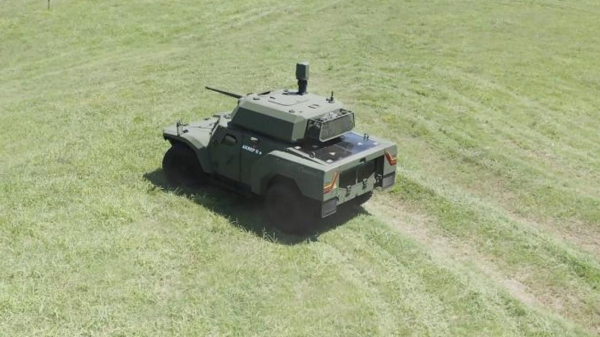 El vehículo blindado eléctrico de Turquía salió al campo