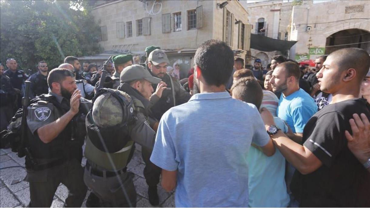 پولیس اسرائیل از تشییع جنازه یک فلسطینی در مسجدالاقصی ممانعت کرد
