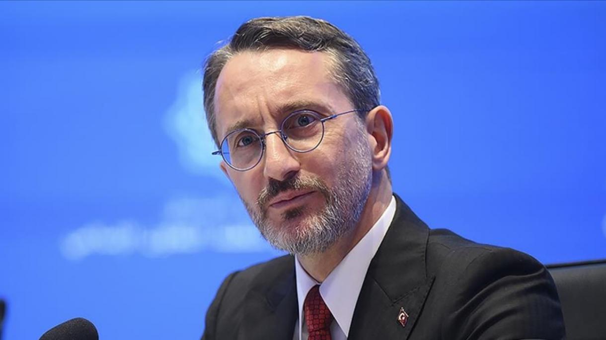 Fahrettin Altun TRT Arap kanalynyň işgärlerine garşy guralan hüjümi ýazgardy