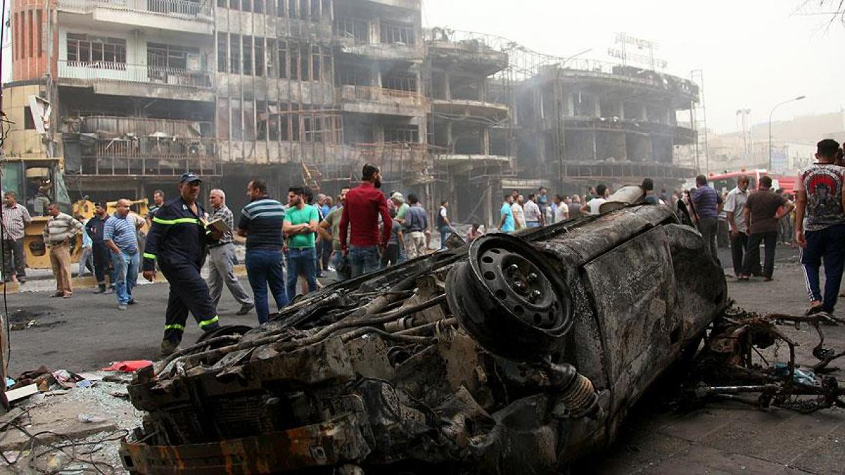 巴格达发生自杀式爆炸袭击10人死亡