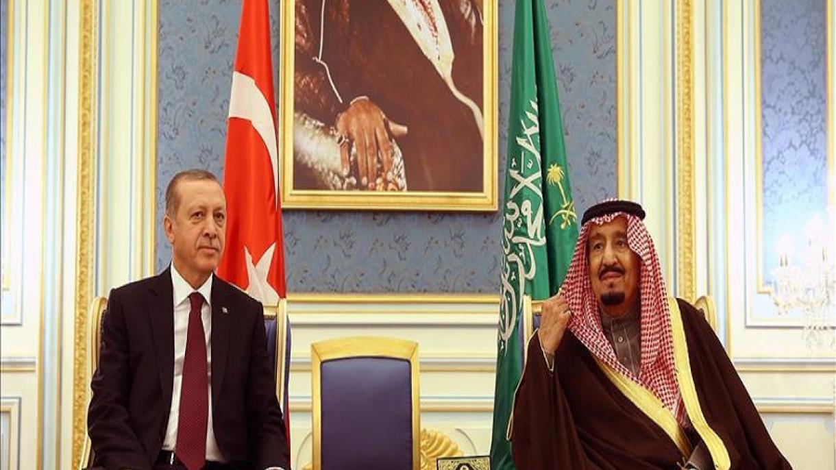 استقبال رسمی از اردوغان در عربستان سعودی