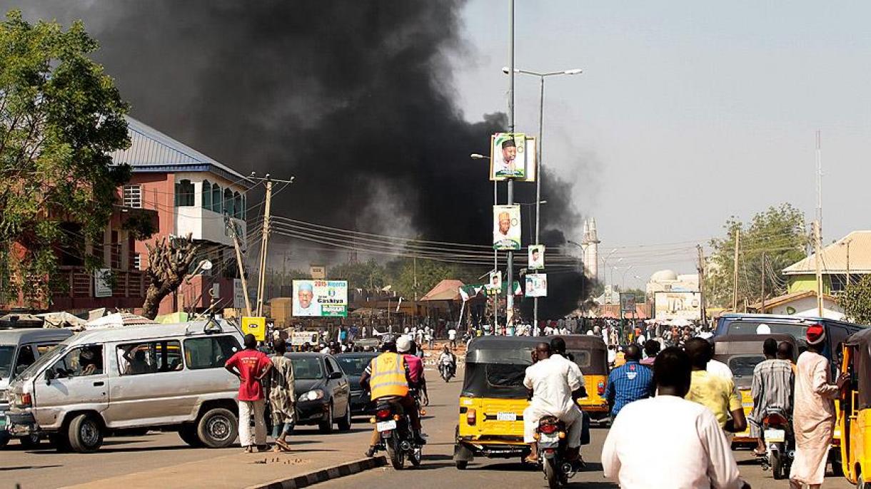 Nigeriyada mäçetkä bombalı höcüm