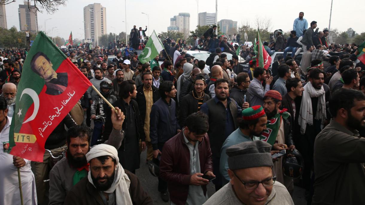巴基斯坦PTI党组织大规模抗议活动