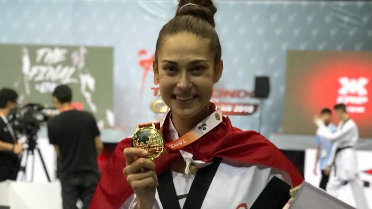 土耳其跆拳道选手在台湾赢得金牌