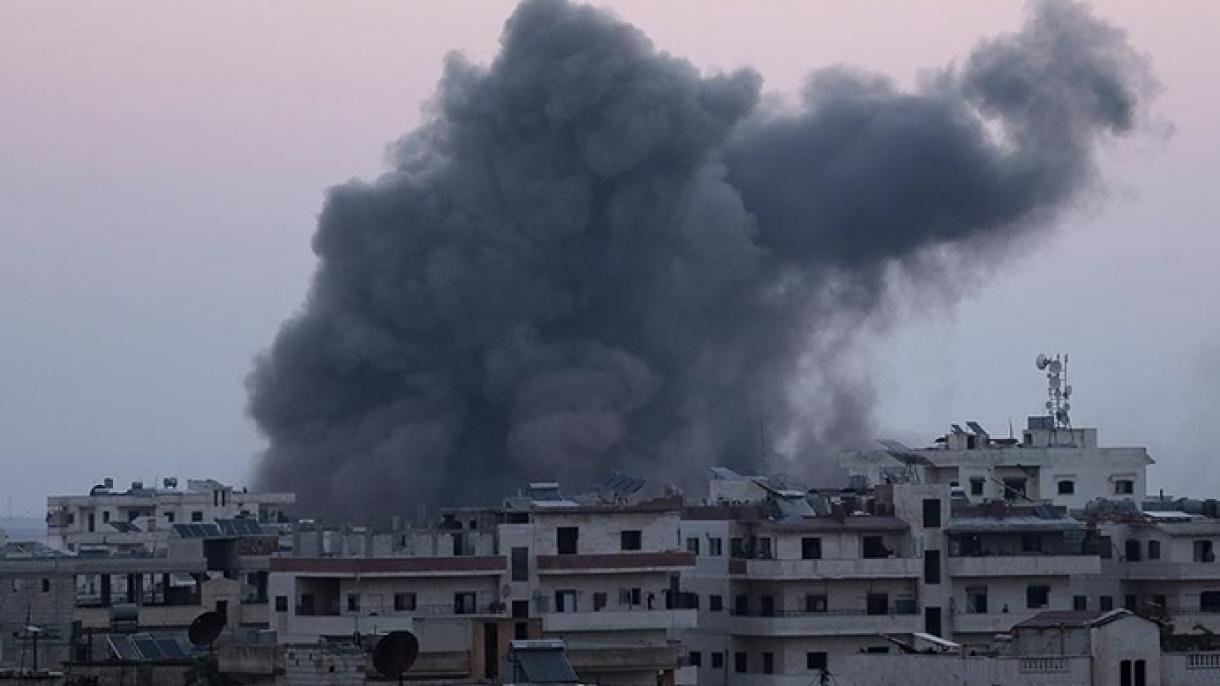 روسنی لڑاکا طیاروں کا ترکی  سے قریب شام میں فضائی حملہ