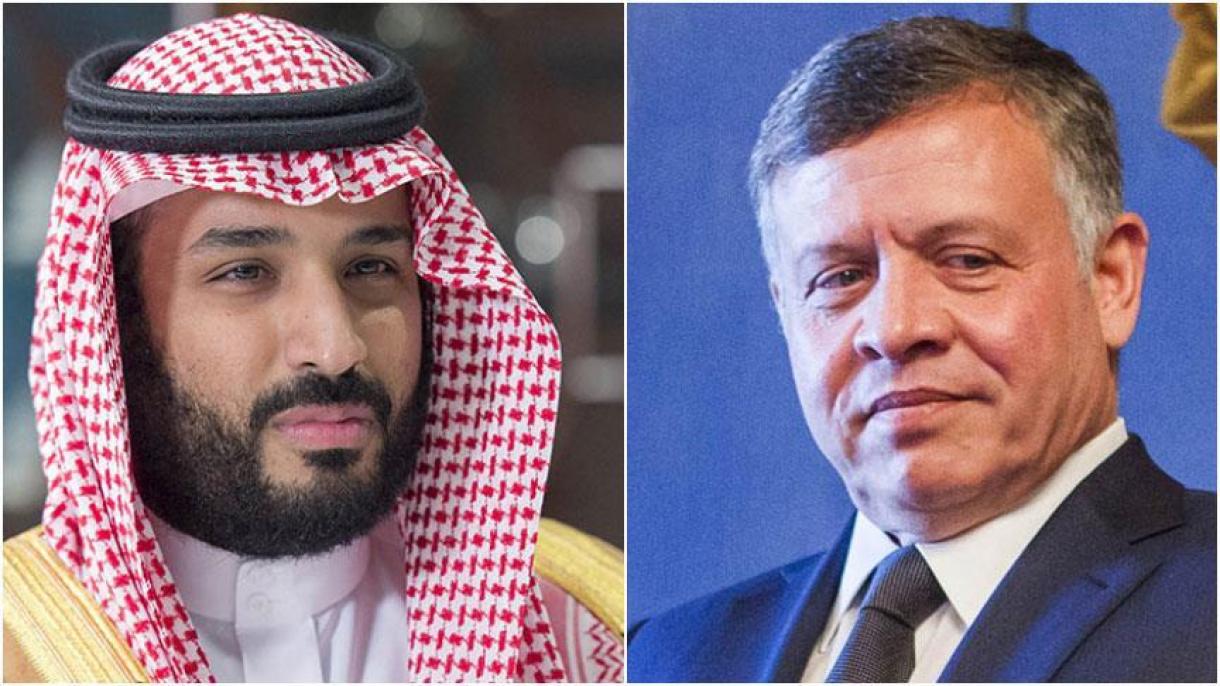 گفتگوی تلفنی ولیعهد عربستان سعودی و پادشاه اردن