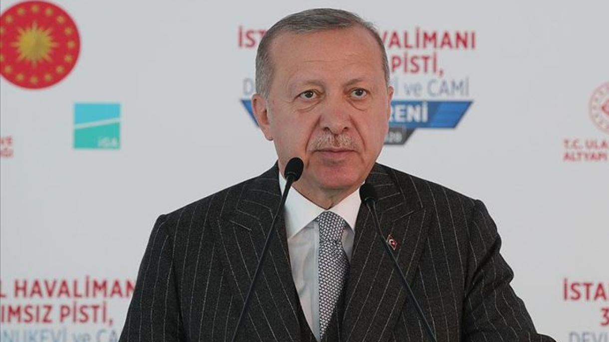اردوغان: فرودگاه استانبول شاهکار جهانی است