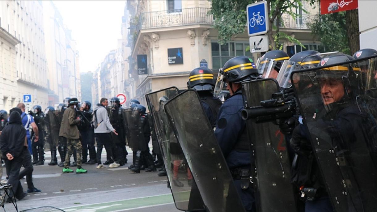 کورونا کے خلاف پابندیاں،فرانس میں مظاہرے