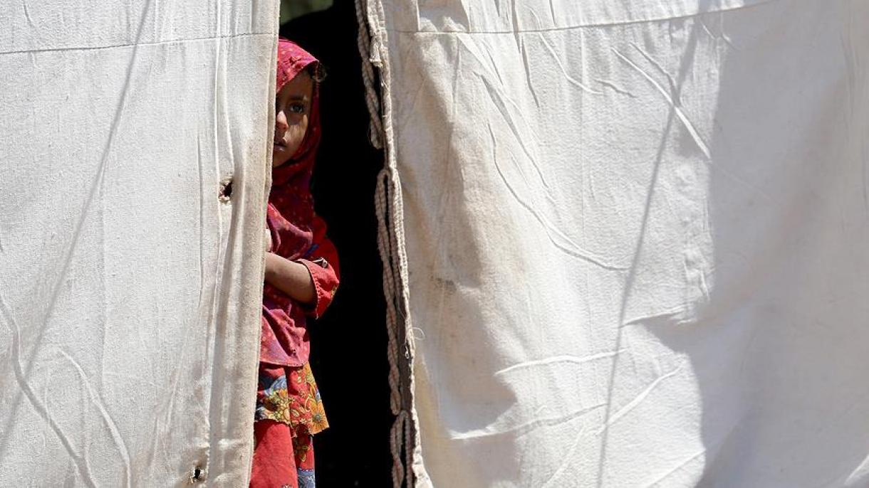 یمن، بعض  مہاجرین کے پاس سر چھپانے کی جگہ بھی نہیں