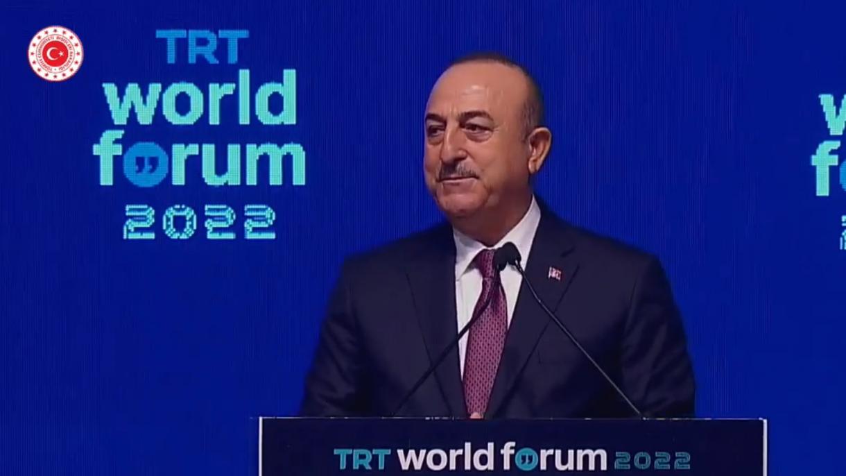 Министр Чавушоғлу "TRT World Forum"-да баяндама жасады