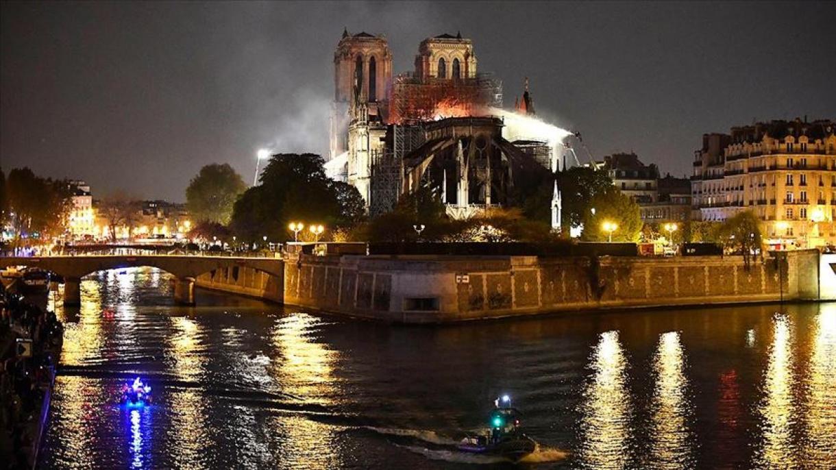 La fiscalía de París anuncia el motivo del incendio en la catedral de Notre Dame