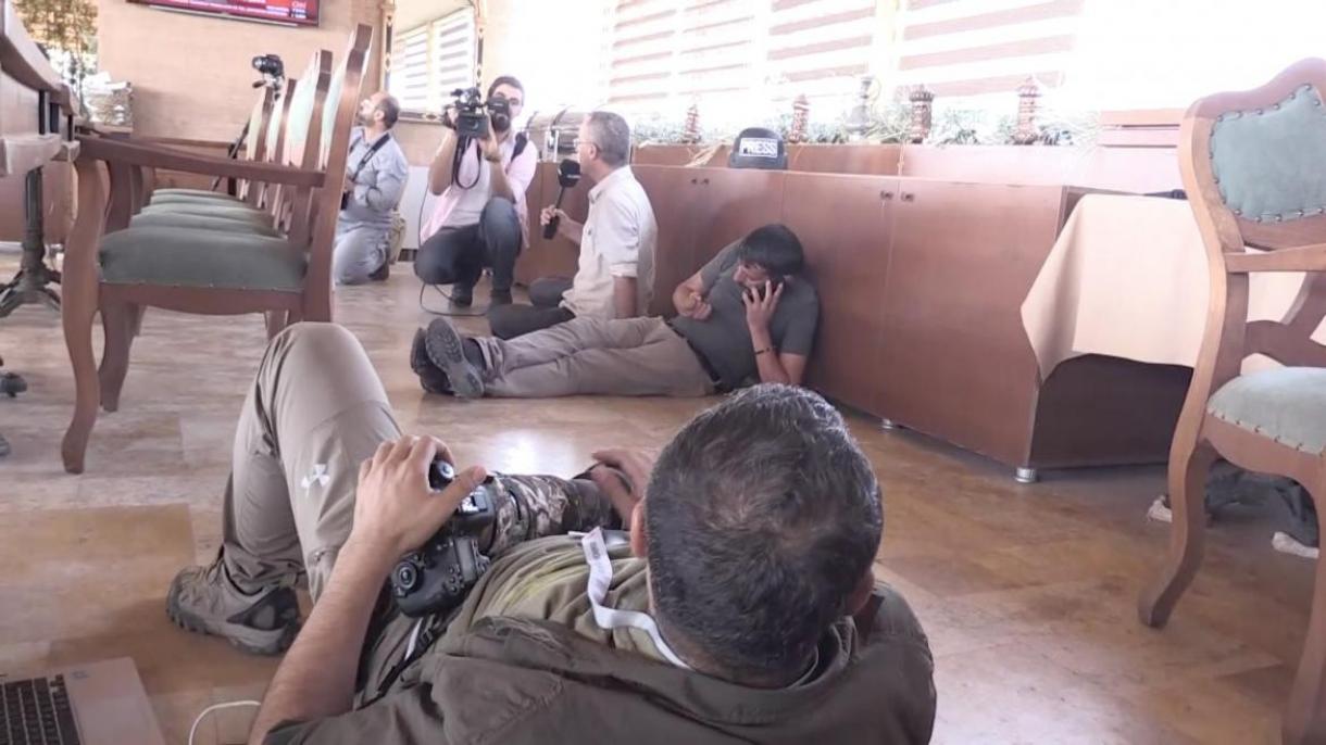تروریست های پ ک ک این بار خبرنگاران را مورد هدف قرار دادند