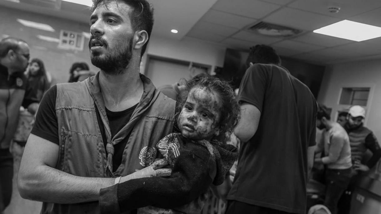 Israele bombarda un’ospedale a Gaza, si registrano 500 vittime la maggior parte bambini e donne
