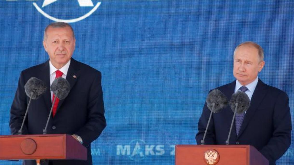 اردوغان : هدفمان افزایش حجم تجاری ترکیه و روسیه  به 100 میلیارد دلار است