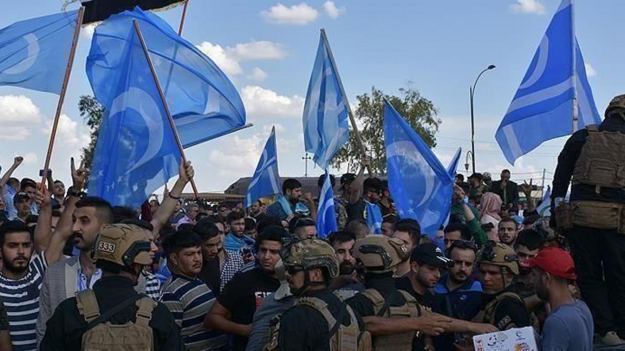 Los jóvenes turcomanos iraquíes protestaron la injusticia en los nombramientos de oficiales