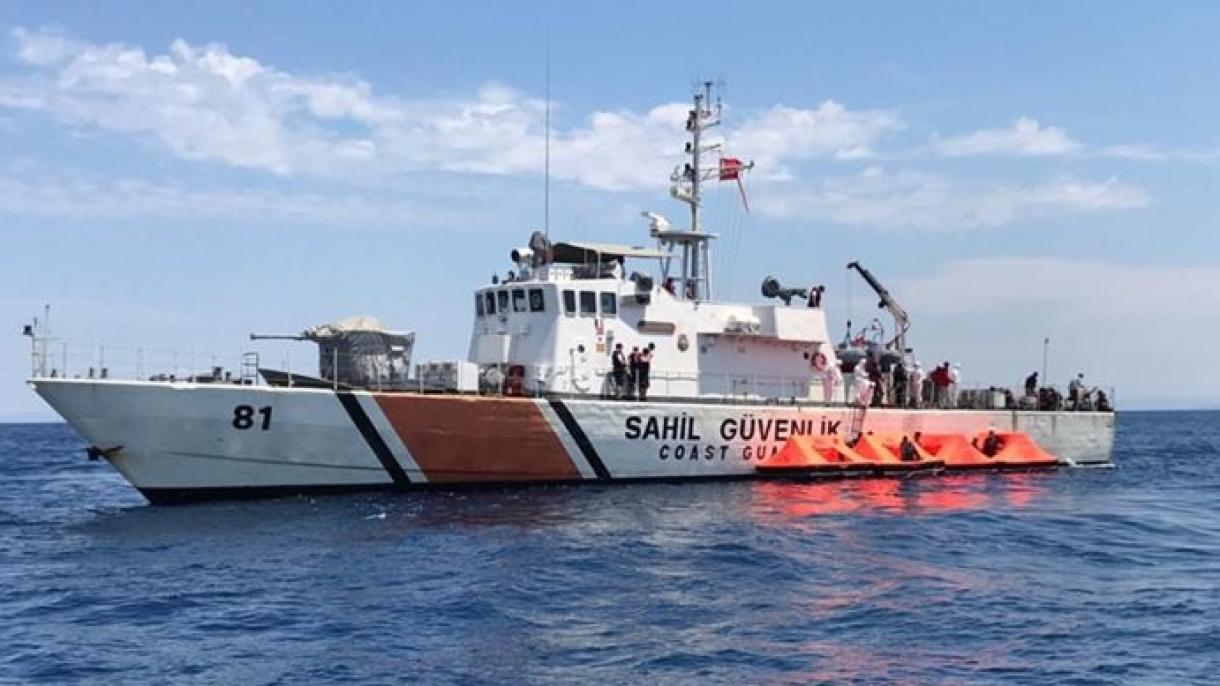 Mar Egeo, Guardia costiera turca ha salvato 72 rifugiati  a bordo di quattro imbarcazioni