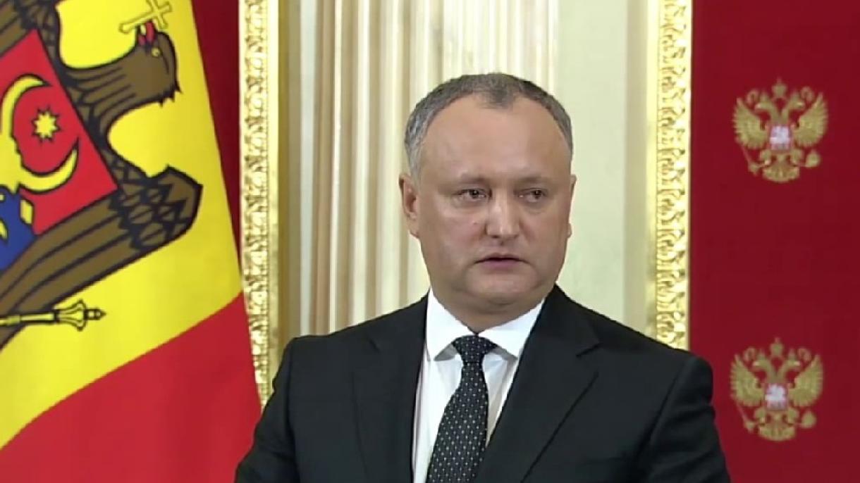 Moldova prezidenti vaqtinchalik o’z lavozimidan chetlatildi