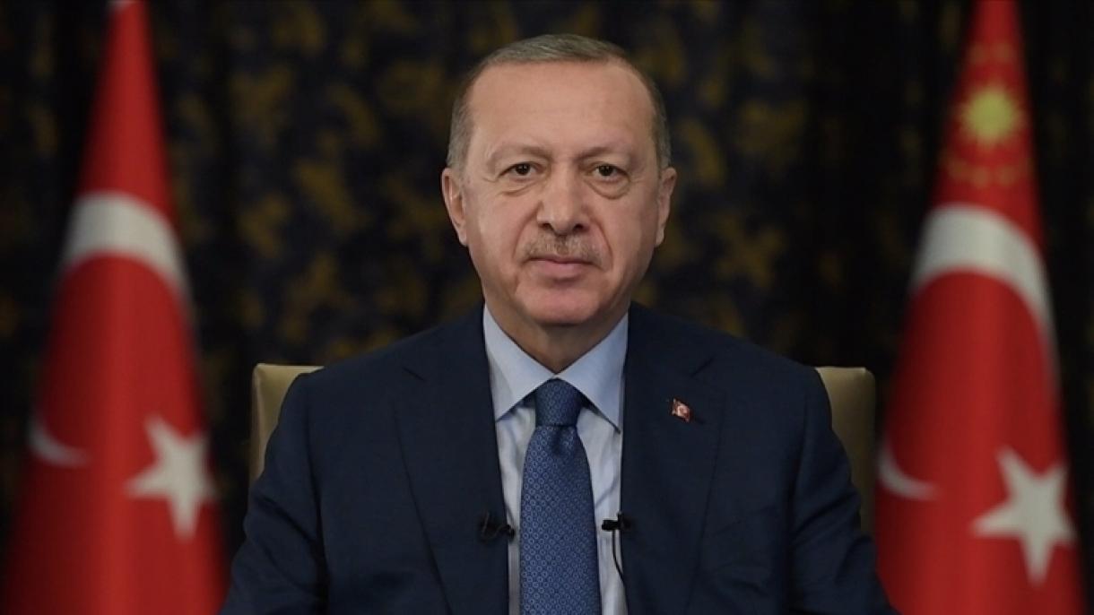 Prezident Erdogan "TRT World Forum 2021"-e wideo ýüzlenme ugratdy