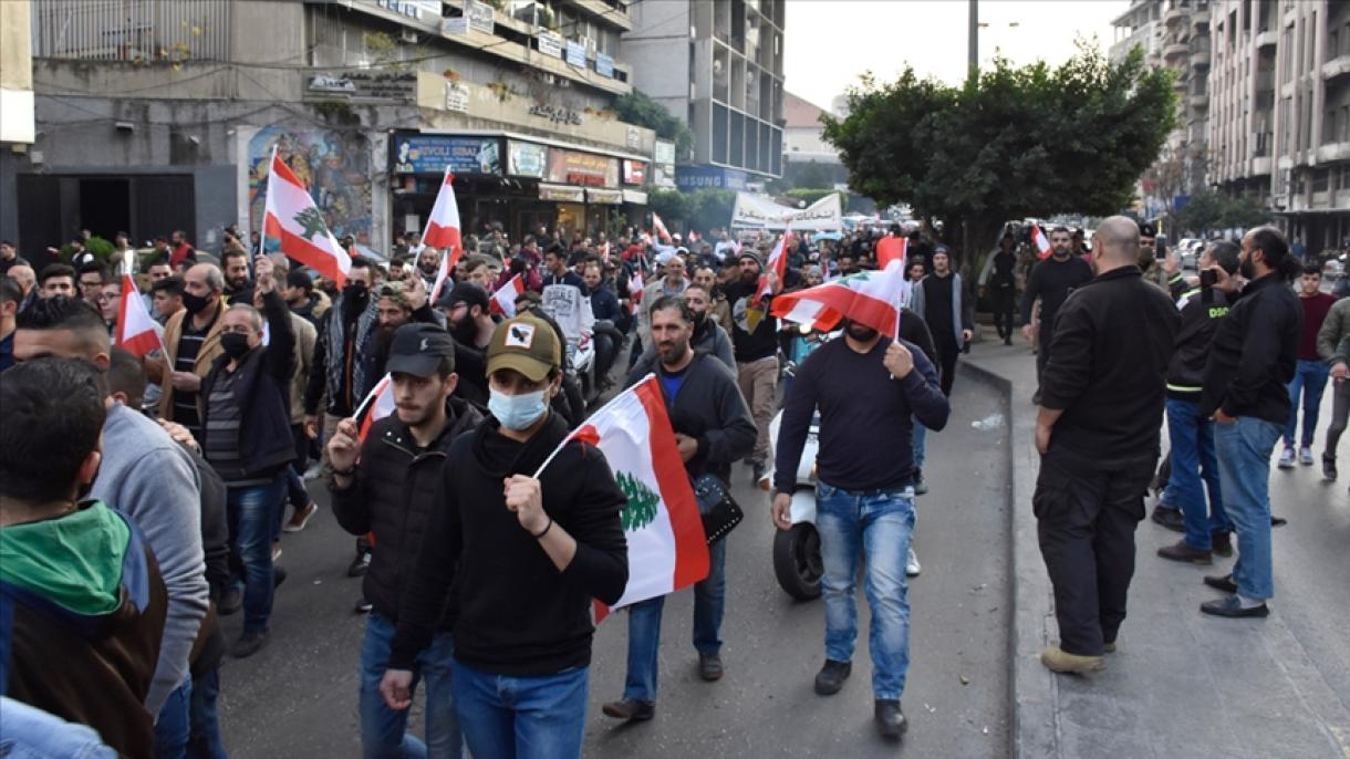黎巴嫩安全部队与示威者发生冲突