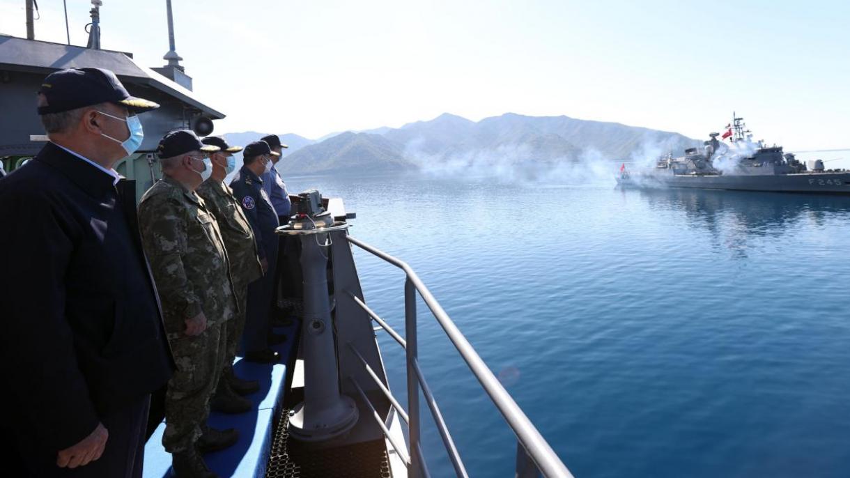 La maniobra militar “Lobo del Mar – 2021” se realiza en el Egeo y Mediterráneo Oriental