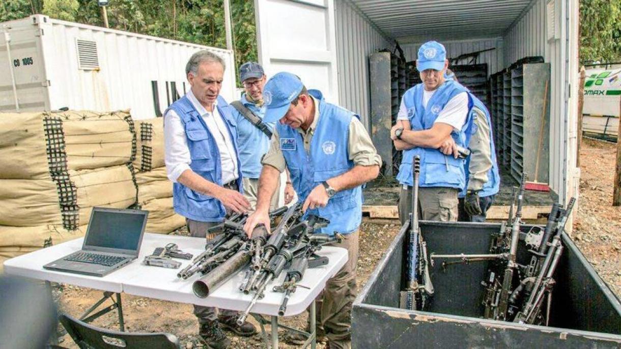 Colômbia conclui destruição de 8.994 armas das FARC