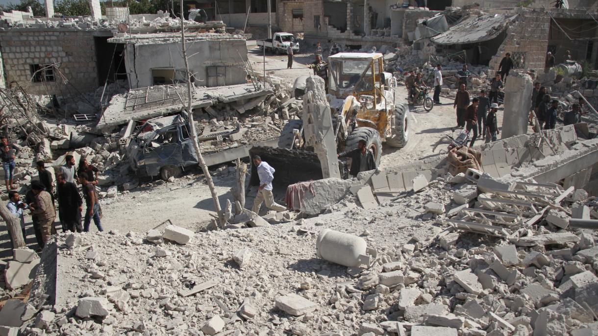 Süriyäneñ İdlib qalasında mäktäpne bombalağannar