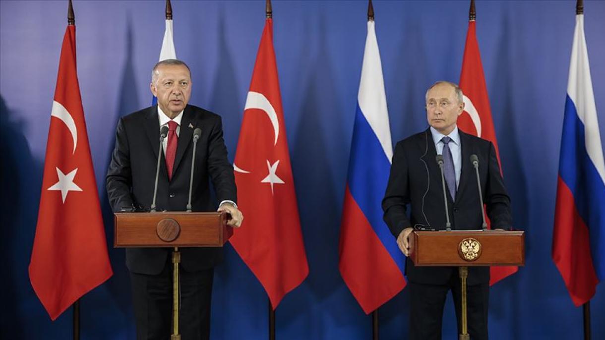 ترکی: صدر رجب طیب ایردوان روس کے ایک روزہ دورے پر