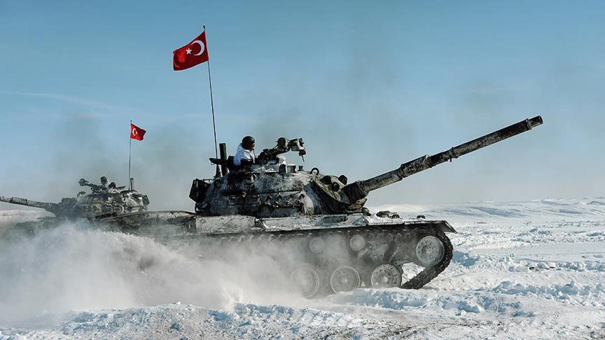 Ejército turco está realizando una maniobra de invierno en Kars