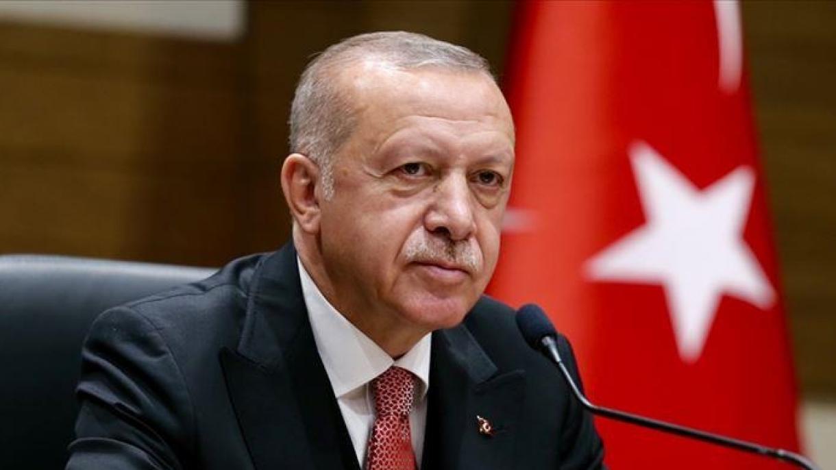 Prezident Erdogan Oraza baýramy bilen bagly gutlag ýüzlenmesini çap etdi