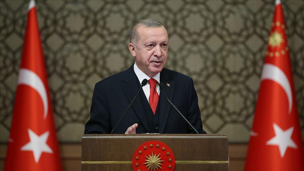 Prezident Erdogan Azerbaýjany Baýdak Günü Bilen Gutlady
