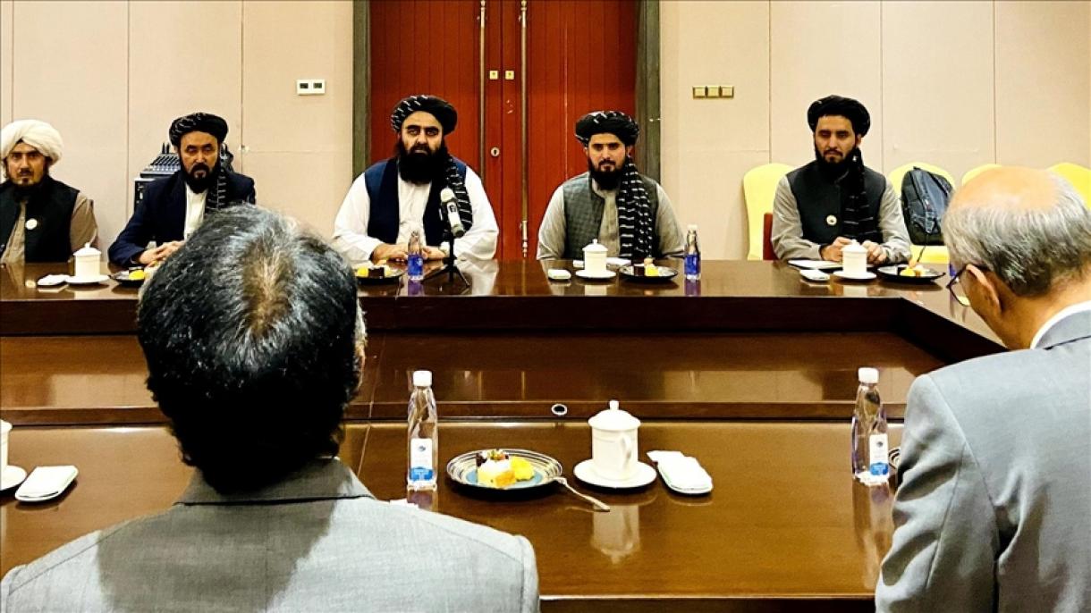 دیدار وزرای امور خارجه موقت طالبان و پاکستان در حاشیه سومین مجمع همکاری بین‌المللی ترانس هیمالیا