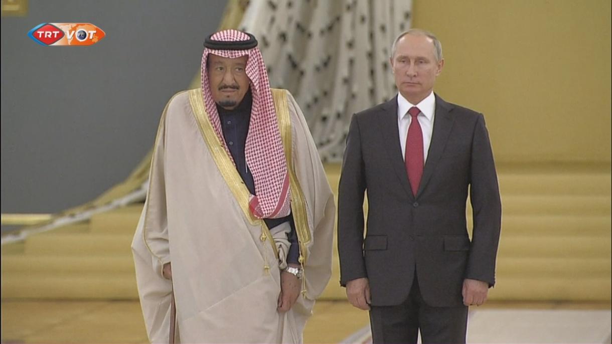 Rossiya prezidenti Vladimir Putin Saudiya Arabistoni qiroli bilan uchrashdi