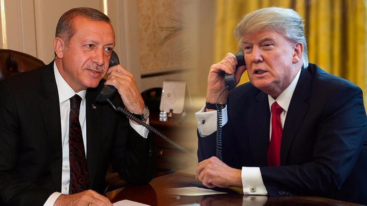 Prezident Erdogan Donald Tramp bilen telefon arkaly söhbetdeşlik geçirdi