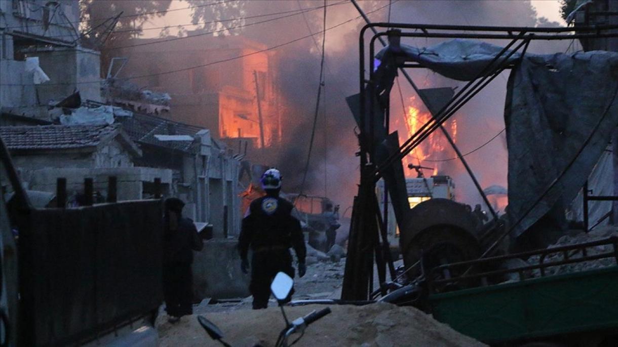 شام ، ادلیب میں سول دفاعی ٹیموں کے مرکزی دفتر پر اسد قوتوں کا حملہ