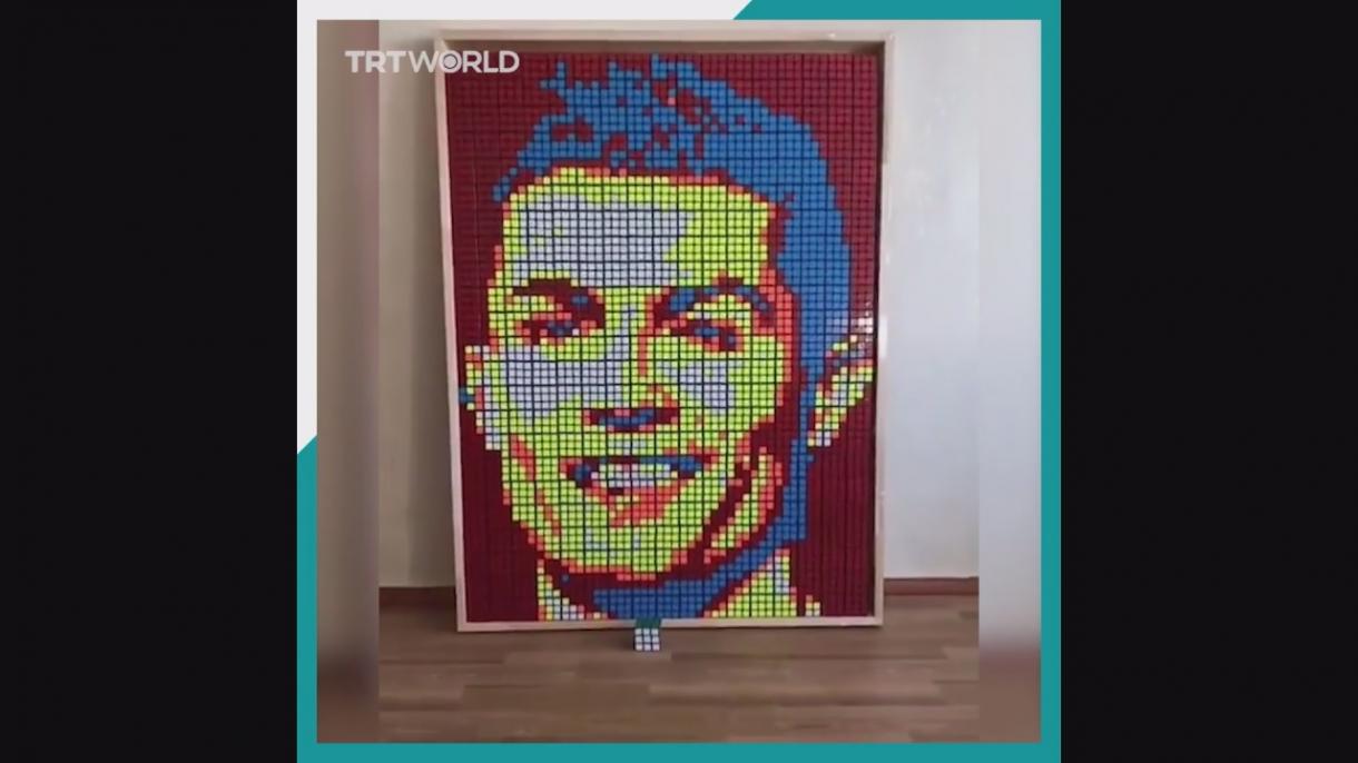 Rubik kublar belän portretlar