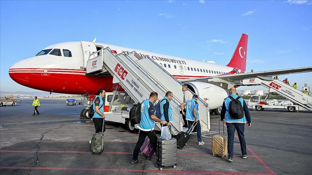 هواپیمای حامل دارو و تجهیزات پزشکی ترکیه برای مردم غزه عازم مصر شد