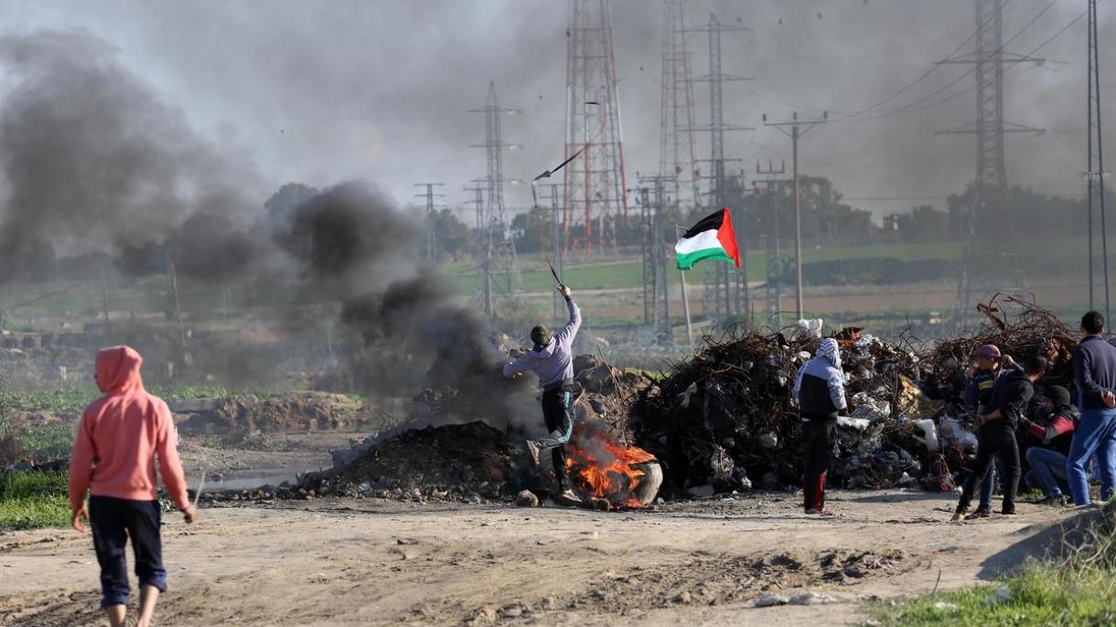 Enfrentamientos en la franja de Gaza
