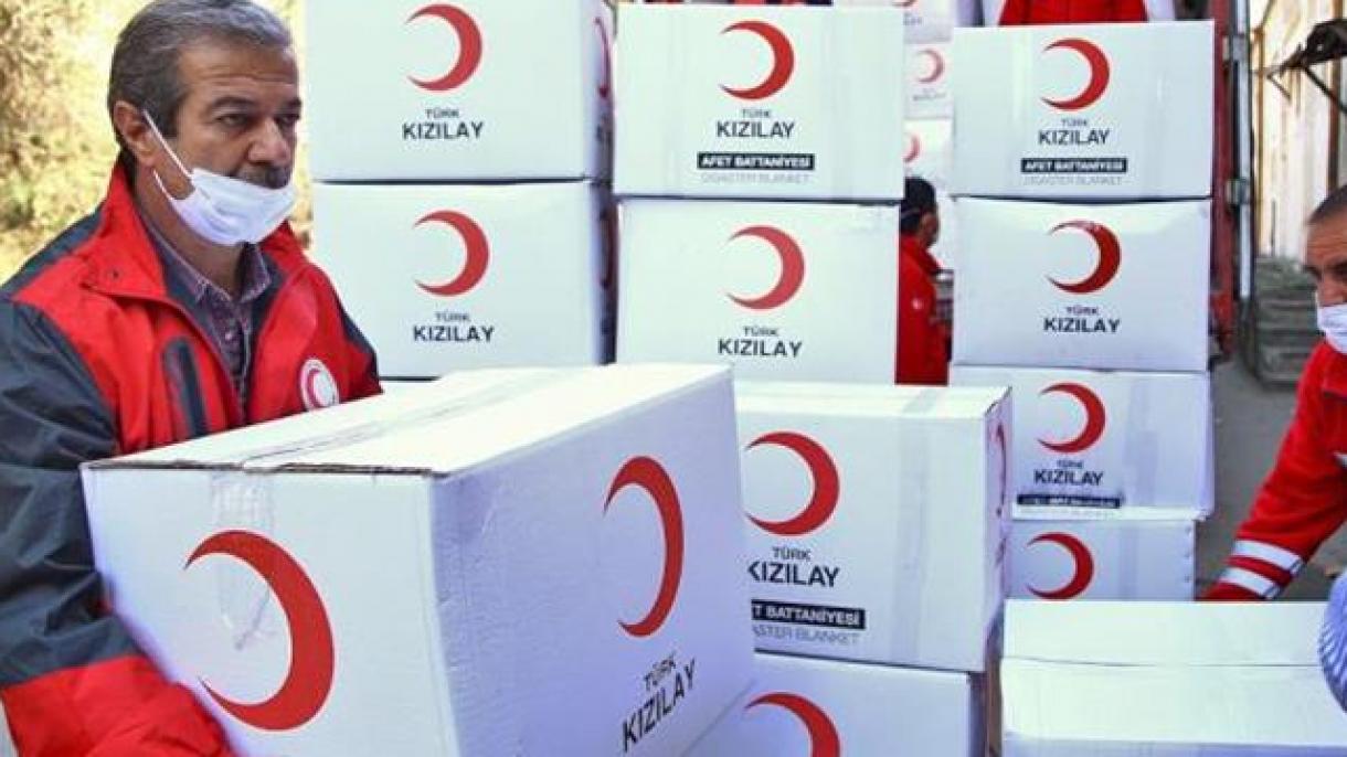Media Luna Roja Turca ayuda al pueblo azerbaiyano afectado por el conflicto