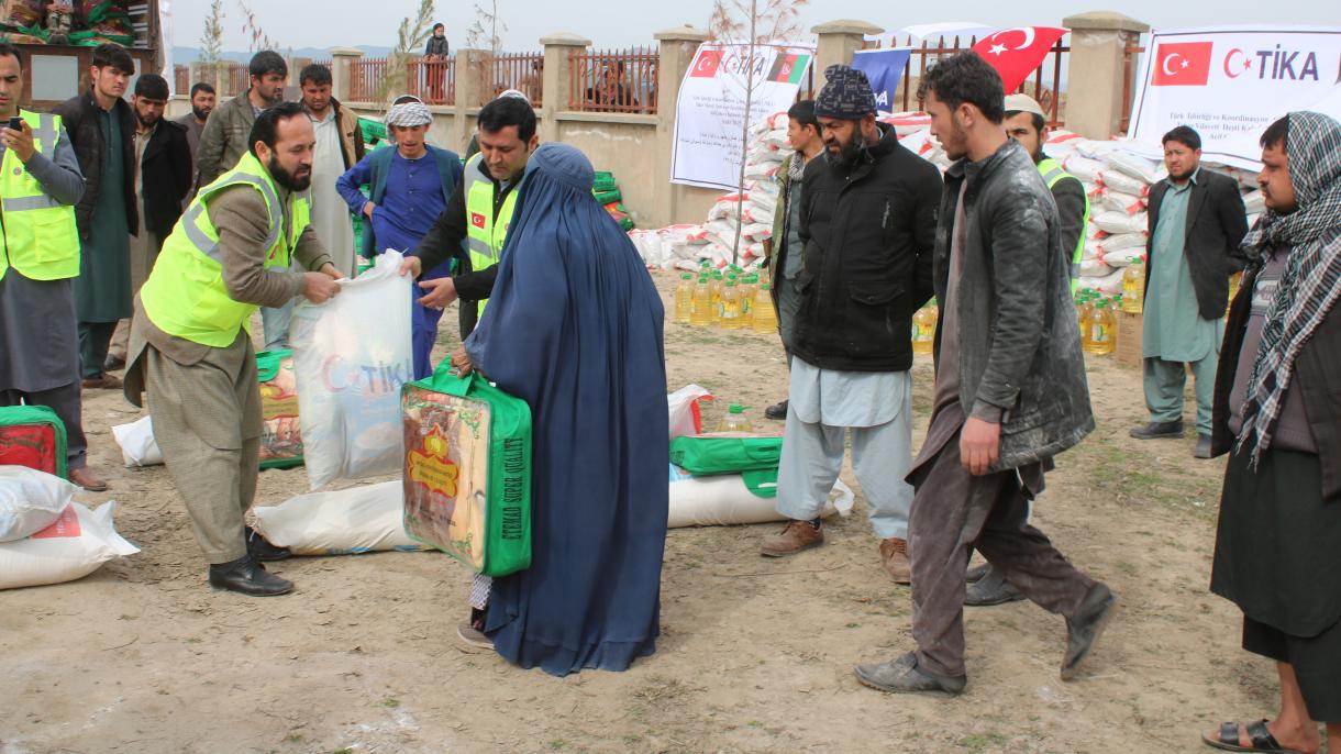 تورکیه به یاری های خود به جنگ زدگان افغانستان ادامه میدهد