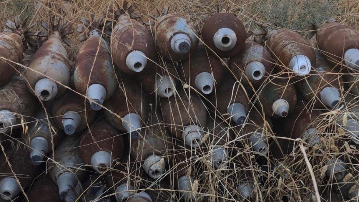 В зоната на операция „Извор на мира“ са открити голямо количество боеприпаси