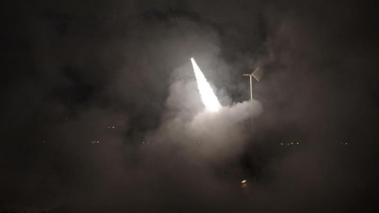 اردوی اسرائیل ادعا کرد که راکت پرتاب شده از سوریه را منهدم کرده است