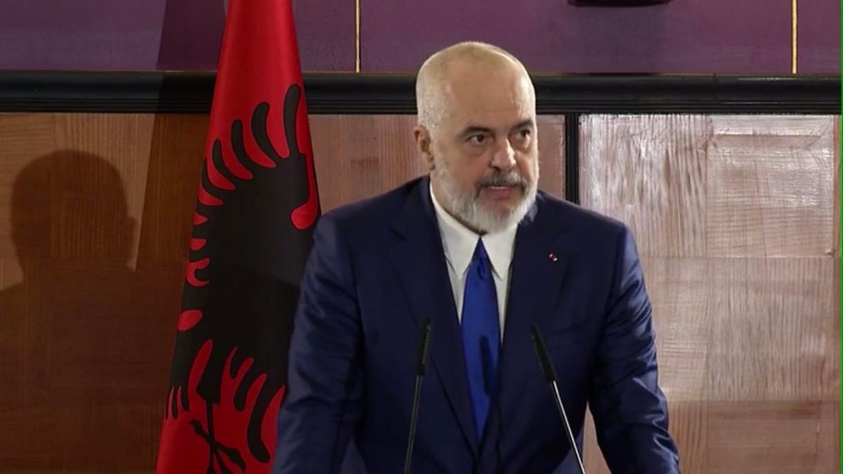 نخست وزیر آلبانیا از رئیس جمهور تورکیه تشکر کرد