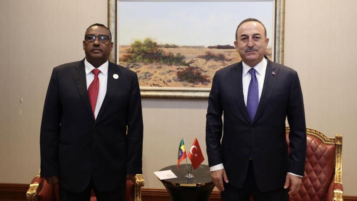 گفتگوی تلفنی وزیر امور خارجه ترکیه با همتای اتیوپیایی خود