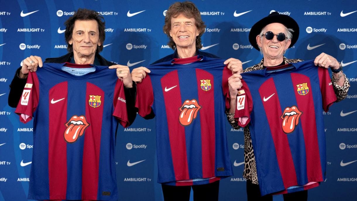Barcelona e Rolling Stones unem forças em camisola do clube