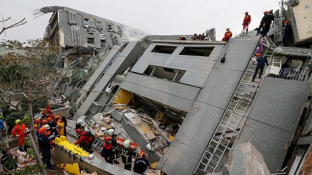 台湾6.4级地震死亡人数已升至43人