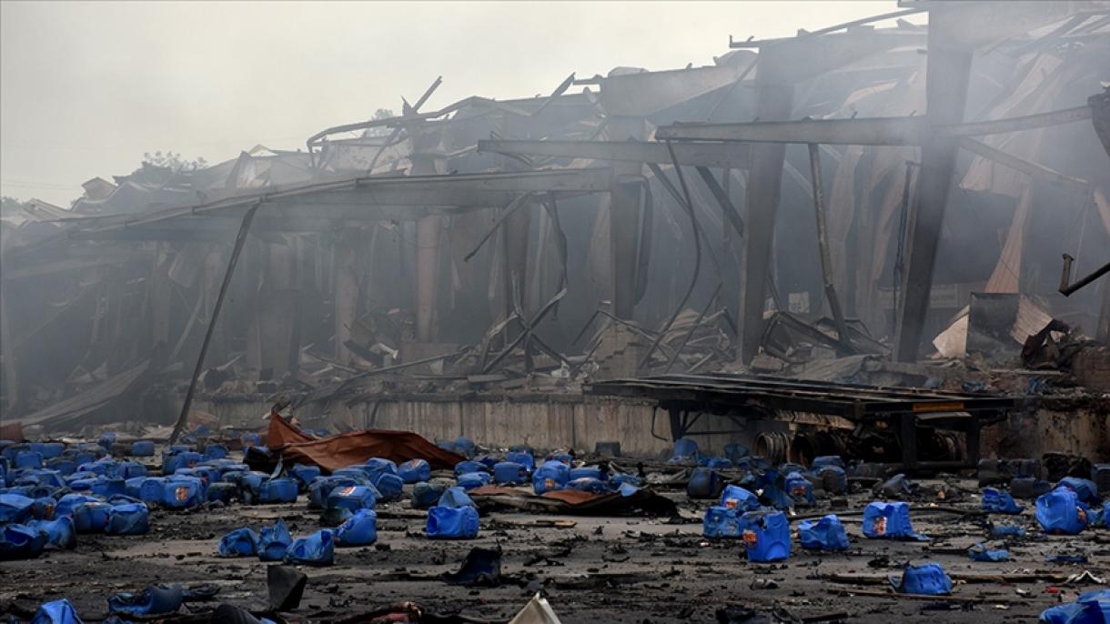 آتش‌سوزی در انبار کانتینر در بنگلادش: 41 کشته