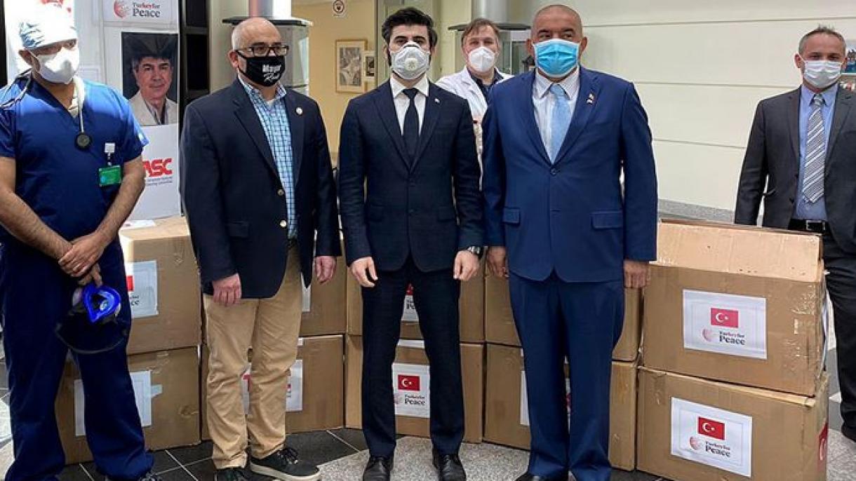 A TASC a trentoni Capital Health kórháznak 500 védőruhát és 4500 maszkot adományozott